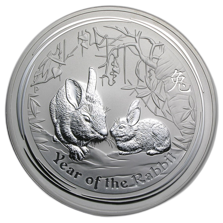 1 kilo Lunar Plata 2011 front