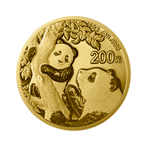 Thumbnail 30g Panda Gouden Munt 2021 voorkant