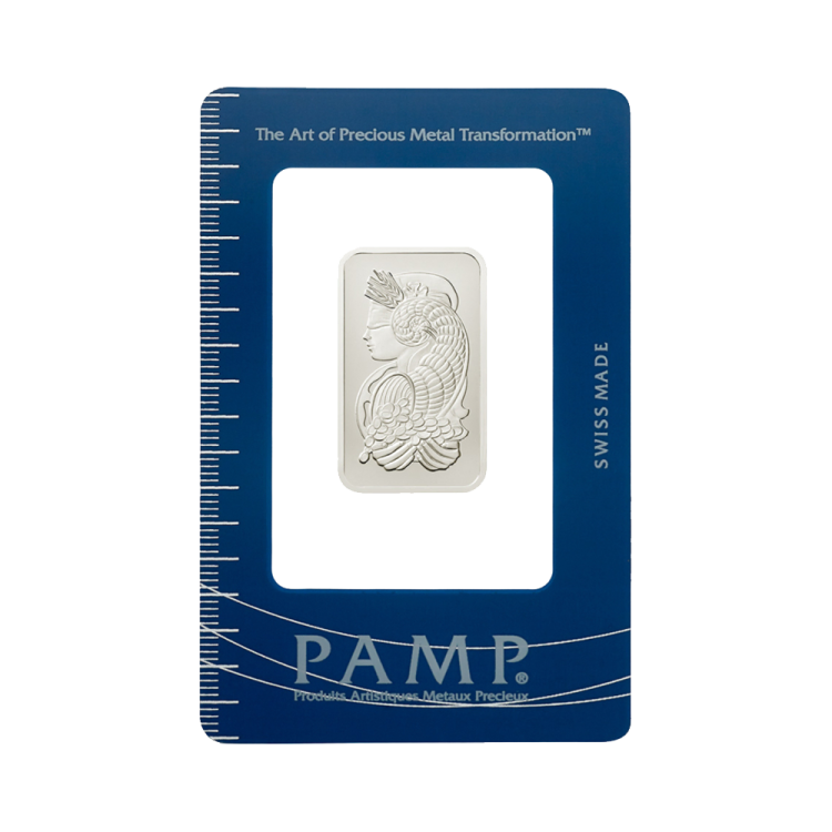 10g Pamp Suisse Palladium Baar front
