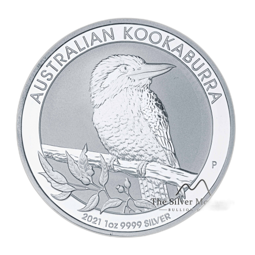 Thumbnail 1 oz Kookaburra Zilveren Munt 2021 voorkant