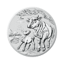 1 oz Lunar Plata 2021 front