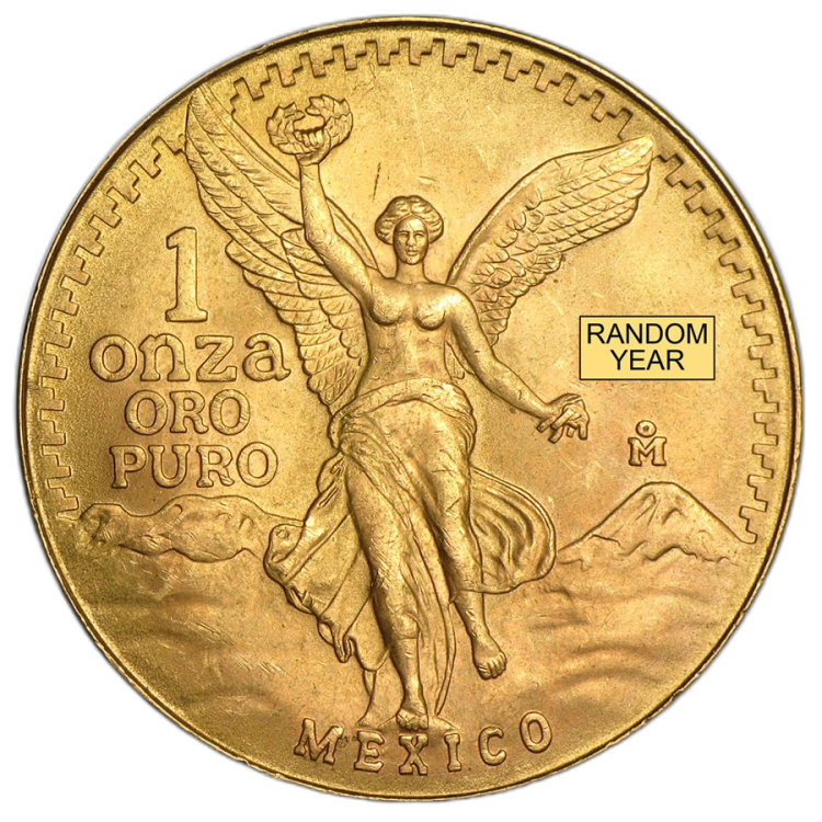 1 oz Banco de Mexico Gouden Munt Divers voorkant