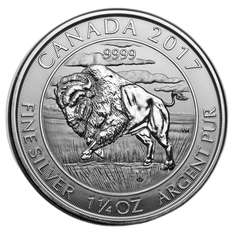1,25 oz Royal Canadian Mint Silver Coin 2017 front
