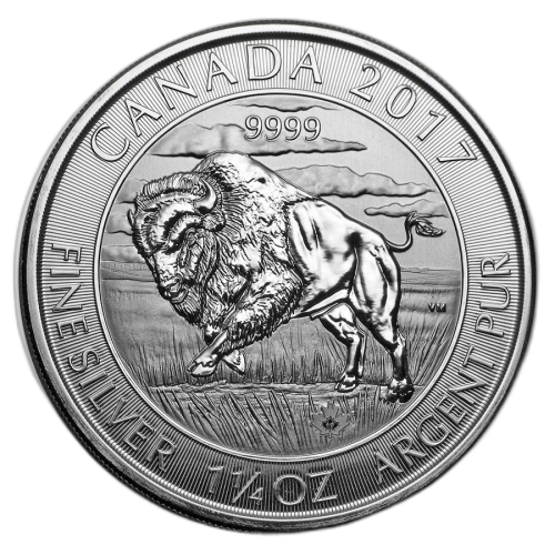 Thumbnail 1,25 oz Royal Canadian Mint Silver Coin 2017 front