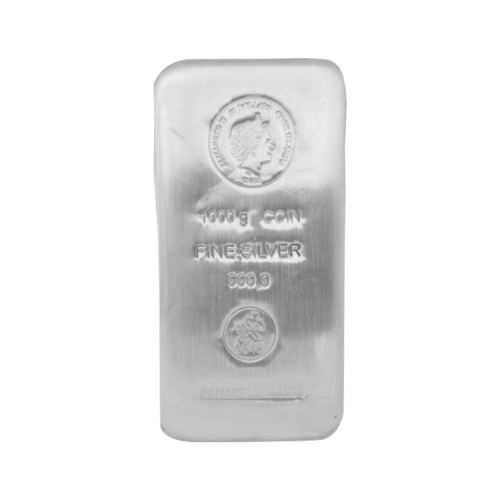 Thumbnail 1 kilo New Zealand Mint Zilverbaar Divers voorkant