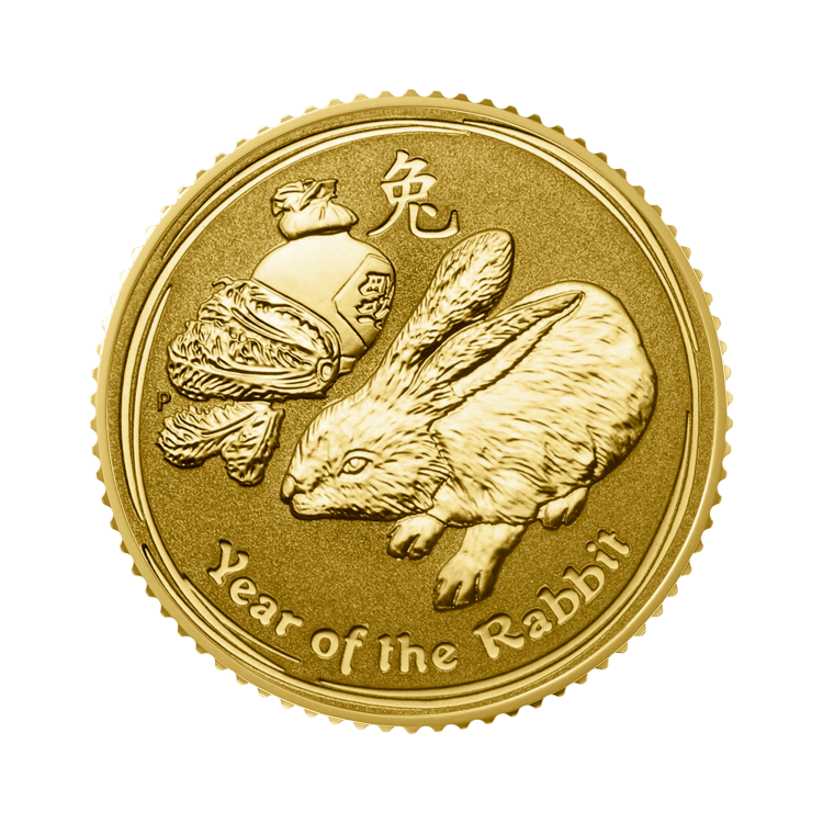 1/10 oz Lunar Or 2011 front