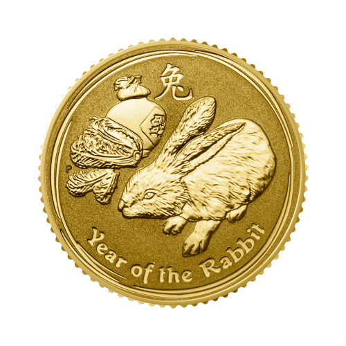 Thumbnail 1/10 oz Lunar Or 2011 front