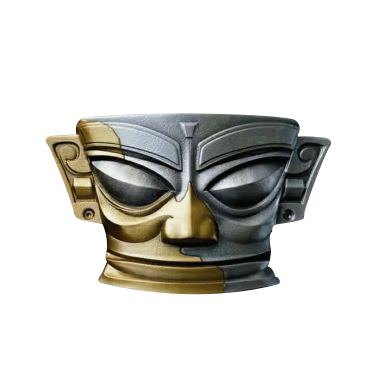 2 troy ounce silver coin Latitude 30 North Mask 2021 front