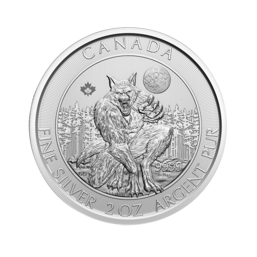 Thumbnail 2 oz Royal Canadian Mint Zilveren Munt 2021 voorkant