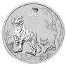 1/2 oz Lunar Silver Coin 2022 front