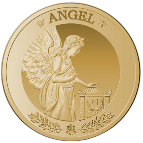 Thumbnail 1 troy ounce gouden munt Saint-Helena engel 2021 Proof voorkant