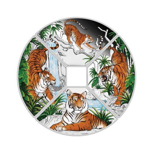 Thumbnail 4-Piece Set Year of the Tiger Quadrant 2022 front