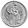 2 oz Queens Beasts Silver Coin 2016 front