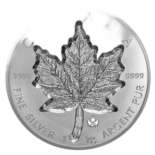Thumbnail 1 kilo Royal Canadian Mint Silver Coin 2021 front