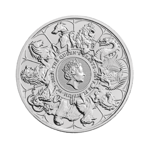 Thumbnail 1 oz Royal Mint Platina Munt 2022 voorkant