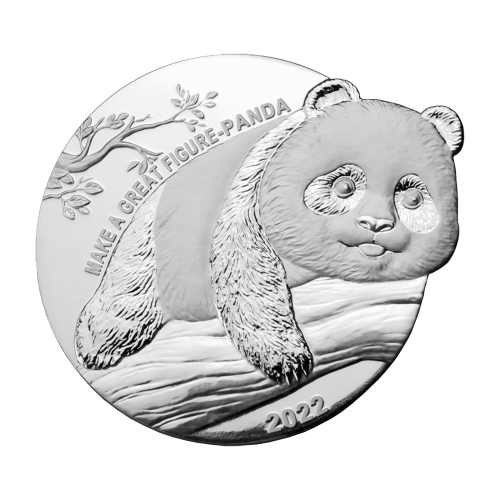 Thumbnail 1 troy ounce zilveren munt Panda "Laat zien wat je kunt" 2022 voorkant