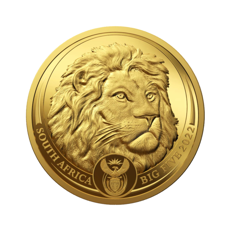 1/4 oz South African Mint Gold Coin 2022 front