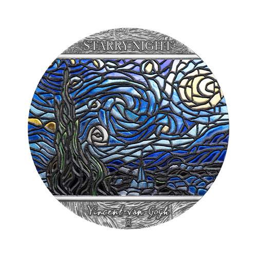 Thumbnail 2 oz Schilderijen Zilveren Munt 2022 voorkant