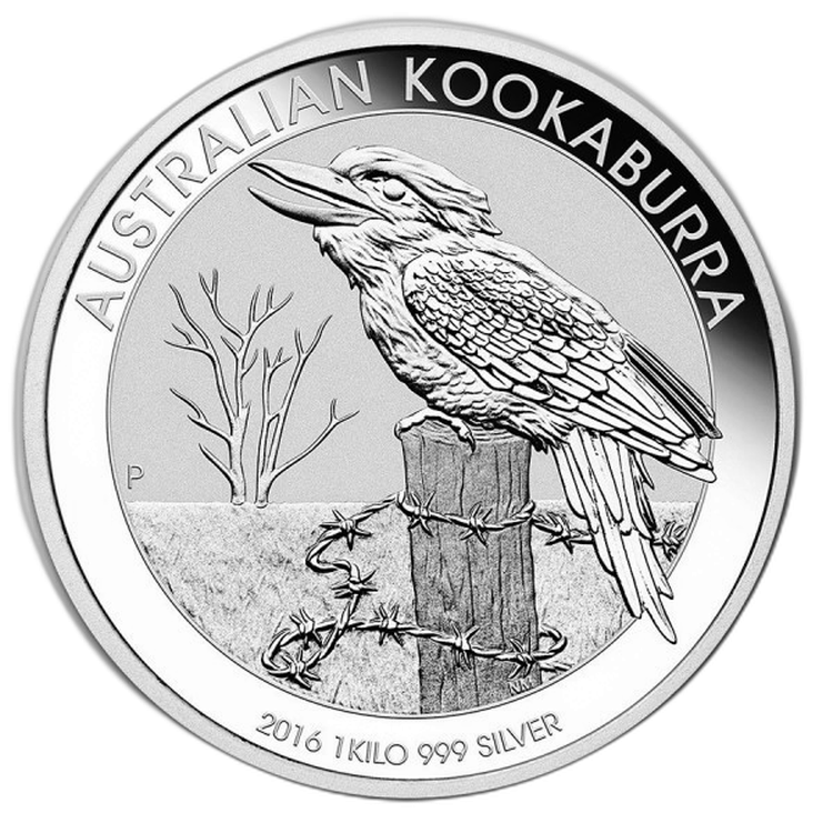 1 kilo Kookaburra Silver Coin front