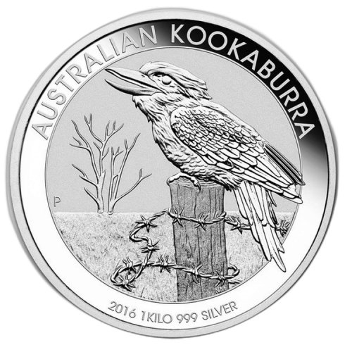 Thumbnail 1 kilo Kookaburra Silver Coin front