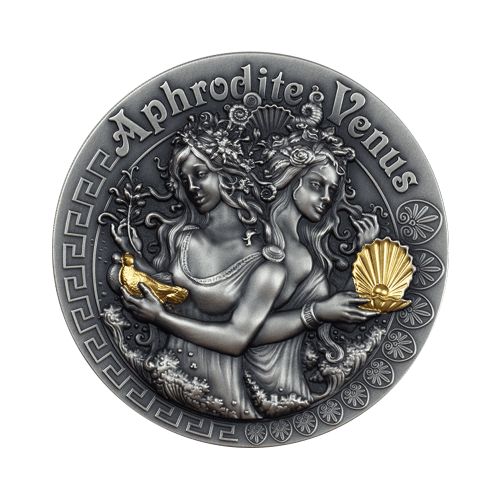 Thumbnail 2 troy ounce silver coin Aphrodite and Venus - Niue 2020 front