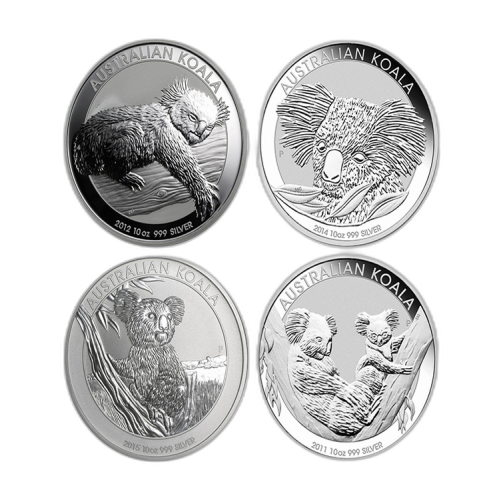 Thumbnail 10 troy ounce zilveren munt divers voorkant