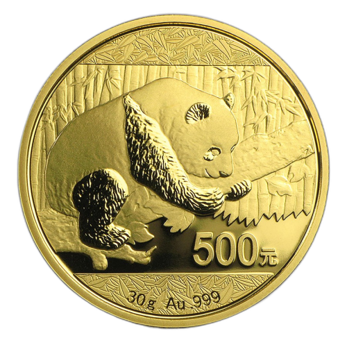 Thumbnail 30g Panda Gouden Munt 2016 voorkant