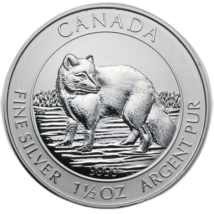 1,5 oz Royal Canadian Mint Silbermünze front