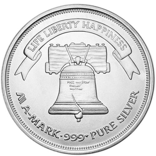 Thumbnail 1 troy ounce silver Liberty Belle coin front