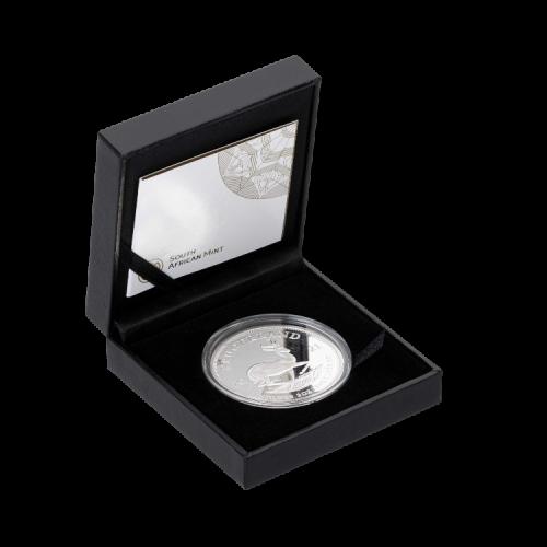 Thumbnail 2 oz Krugerrand Proof Silver Coin 2022 angle 1