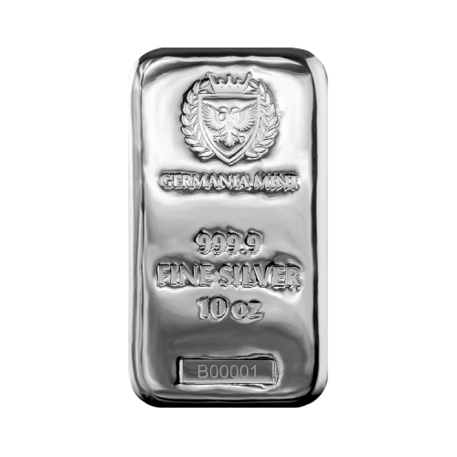Thumbnail 10 oz Silberbarren – diverse Hersteller front