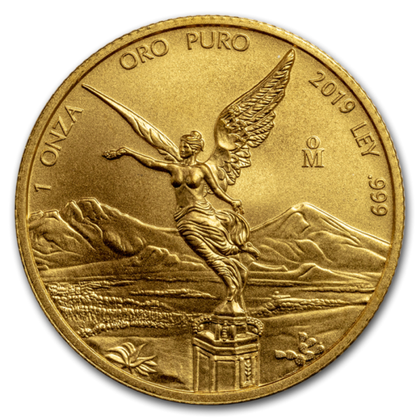 1 oz Mexican Libertad Gold Coin (2019)(Front)