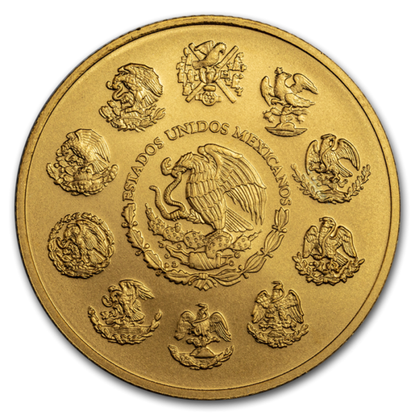 1 oz Mexican Libertad Gold Coin (2019)(Back)