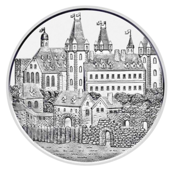1 oz Wiener Neustadt 825th Anniversary Silver Coin (2019)(Front)