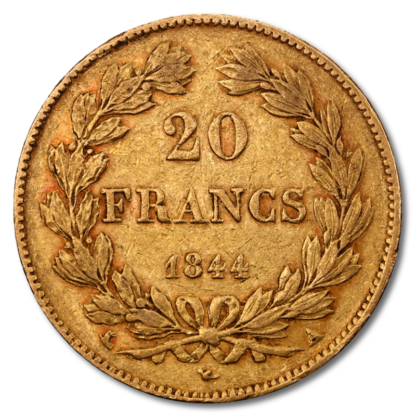 20 Franc Louis Philippe I | Gold | 1830-1848(Back)