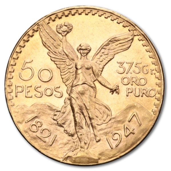 50 Mexican Peso, 37,50g, Gold(Front)