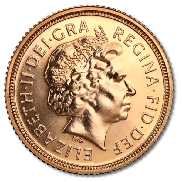 Half Sovereign Elizabeth, 1/2 Pound, Gold, mixed years(Back)