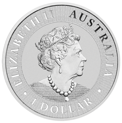 1 oz Kangaroo Silver Coin (2020)(Back)