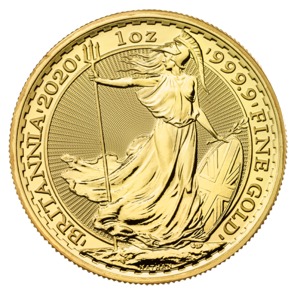 1 oz Britannia 2020 Gold Coin(Front)
