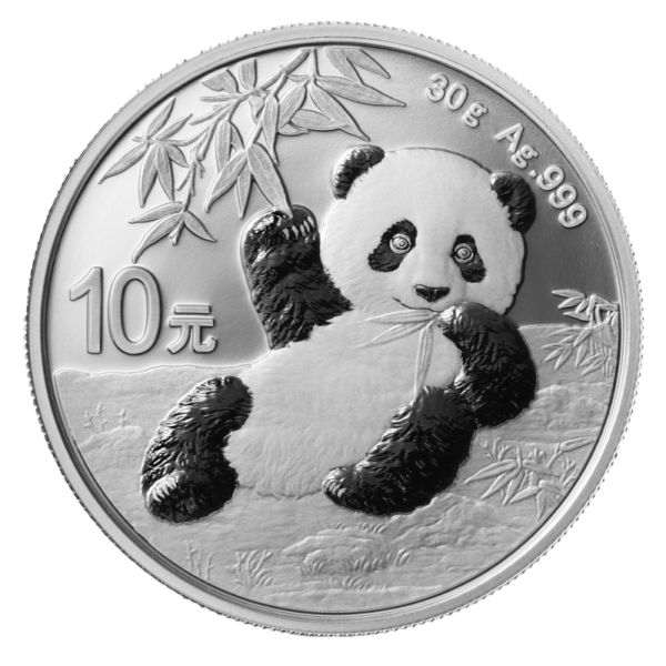 30g China Panda 2020 Silver Coin(Front)