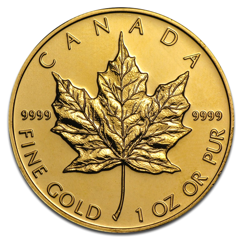 Maple Leaf, 1oz Gold, mixed years(Front)