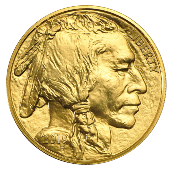 1 oz American Buffalo Gold Coin (2019)(Front)