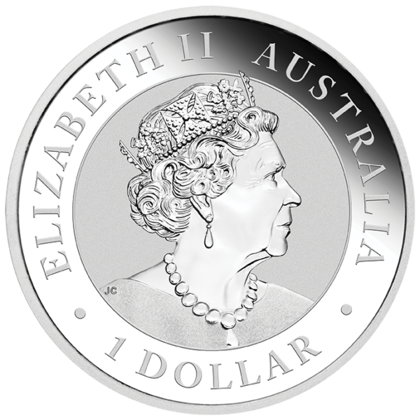 1 oz Koala Silver Coin (2020)(Back)