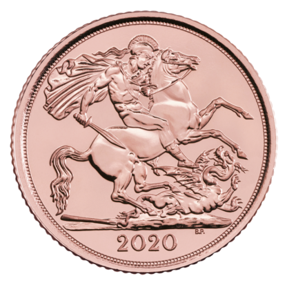 2020 Half Sovereign Gold Coin(Front)