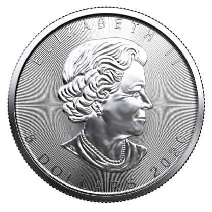 1 oz Silver Maple Leaf 2020 Coin(Back)