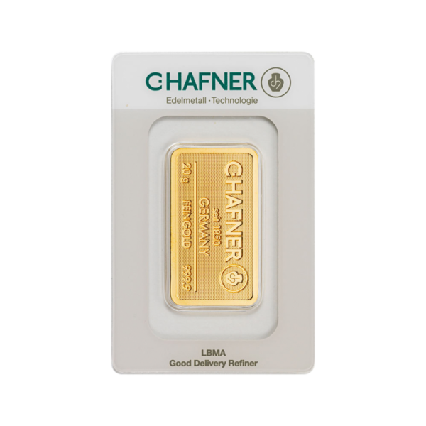 20g Hafner Gold Bar (C.Hafner)(Front)