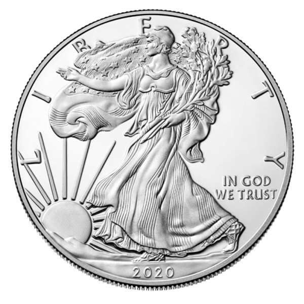 1 oz American Eagle Silver Coin 2020(Front)