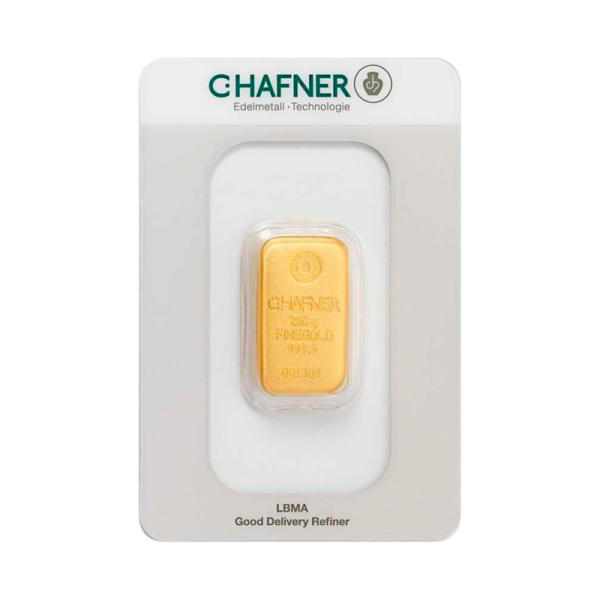 250g Hafner Gold Bar | C.Hafner(Front)