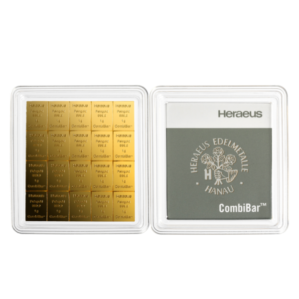 20 x 1g CombiBar® | Gold | Heraeus(Front)