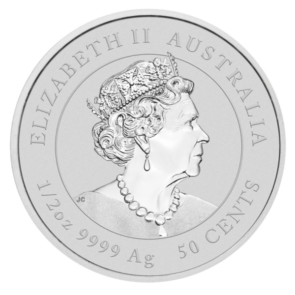 1/2 oz Lunar III Ox Silver Coin (2021)(Back)